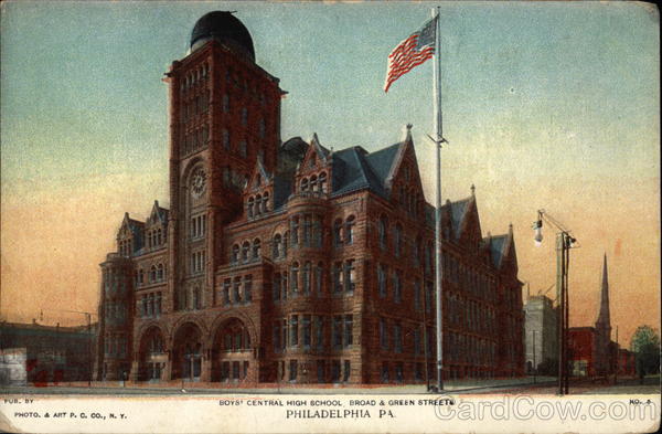 Boys' Central High School Philadelphia Pennsylvania