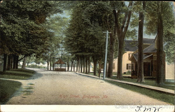 High Street View Bridgton Maine