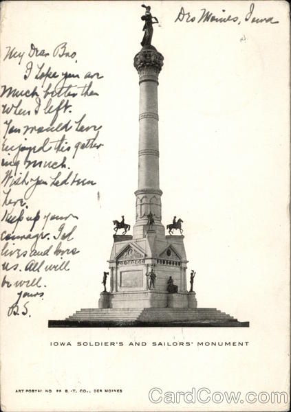 Iowa Soldiers' and Sailors' Monument Des Moines