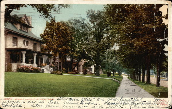 Summit Avenue View St. Paul Minnesota