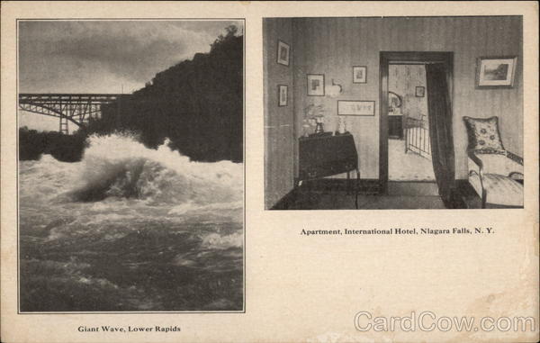 Giant Wave, Lower Rapids - Apartment, International Hotel Niagara Falls New York