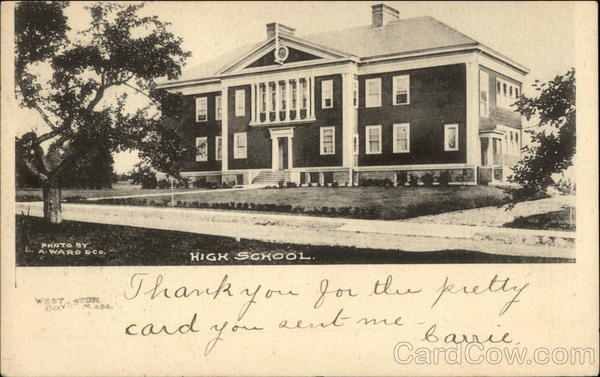 High School West Boylston Massachusetts A. Ward & Co