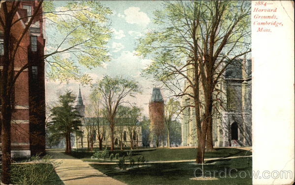 Harvard Grounds Cambridge Massachusetts