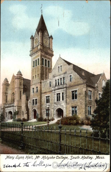 Mary Lyon Hall at Mt. Holyoke College South Hadley Massachusetts