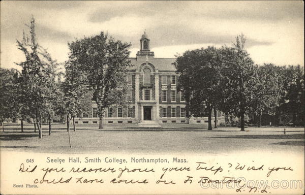 Seelye Hall, Smith College Northampton Massachusetts