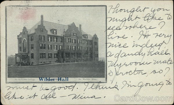 Mount Holyoke College - Wilder Hall South Hadley Massachusetts