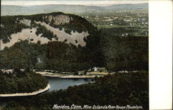 Mine Island & Poor House Mountain Meriden, CT Postcard Postcard
