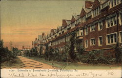 University of Pennsylvania Dormitory Postcard