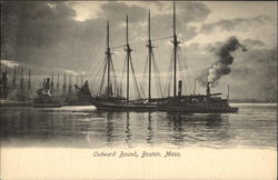 Outward Bound on the Water Postcard