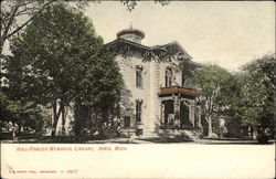 Hall-Fowler Memorial Library Postcard