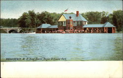 Boat House, Roger Williams Park Postcard