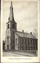 Winthrop Street Baptist Church Taunton, MA Postcard Postcard