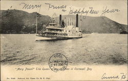 "Mary Powell", the Queen of the Hudson in Cornwall Bay Postcard