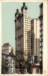 Park Row Building Postcard
