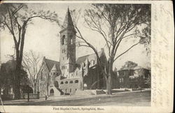 First Baptist Church Postcard
