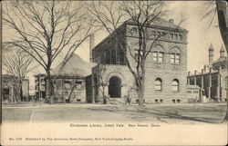 Chittenden Library, New Yale Postcard
