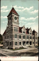 Post Office Building Postcard