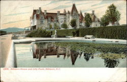 Biltmore House and Lilly Pools Postcard