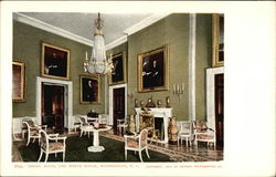 Green Room at The White House Postcard