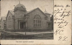 The First Baptist Church Postcard