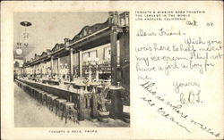 Fosgate's Mission Soda Fountain Postcard