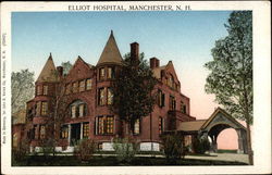 Elliot Hospital Manchester, NH Postcard Postcard