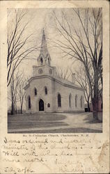Unitarian Church Charlestown, NH Postcard Postcard