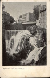 Whetstone Falls Brattleboro, VT Postcard Postcard