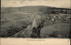 Bird's Eye View Forsyth, MO Postcard Postcard