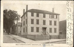 Longfellow's Birthplace Postcard