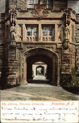 The Library at Princeton University New Jersey Postcard Postcard