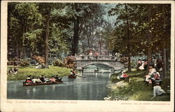 A Canal at Belle Isle Park Postcard