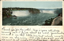 Niagara Falls from the Canadian Shore Ontario Canada Postcard Postcard