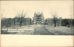 Main Building, State Hospital Osawatomie, KS Postcard Postcard