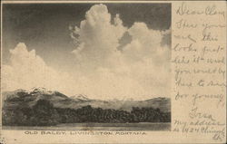 Old Baldy Livingston, MT Postcard Postcard