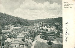 City View from Tower of Eastman Hotel Hot Springs, AR Postcard Postcard