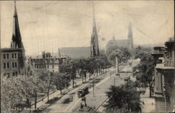 Grand Avenue View Postcard
