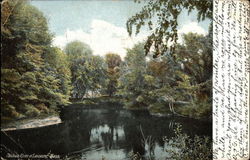 Mashua River Lancaster, MA Postcard Postcard