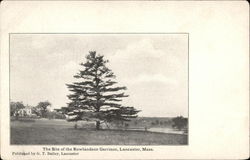 The Site of the Rowlandson Garrison Lancaster, MA Postcard Postcard
