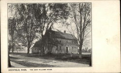 The John Williams House Deerfield, MA Postcard Postcard