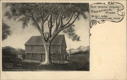 Old Indian House - Built in 1686 - Massacre 1704 Deerfield, MA Postcard Postcard