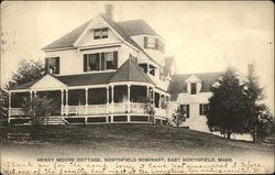 Northfield Seminary - Henry Moore Cottage East Northfield, MA Postcard Postcard