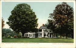 Residence of Rev. Dwight L. Moody Northfield, MA Postcard Postcard