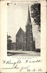 Church of the Precious Blood Hyde Park, MA Postcard Postcard