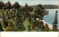 Hunnewell Gardens Wellesley, MA Postcard Postcard