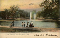 Calhoun Park Springfield, MA Postcard Postcard