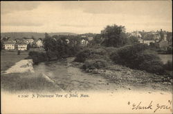 A Picturesque View Athol, MA Postcard Postcard