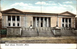 Court House Worcester, MA Postcard Postcard
