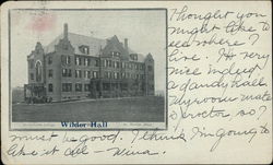 Mount Holyoke College - Wilder Hall South Hadley, MA Postcard Postcard