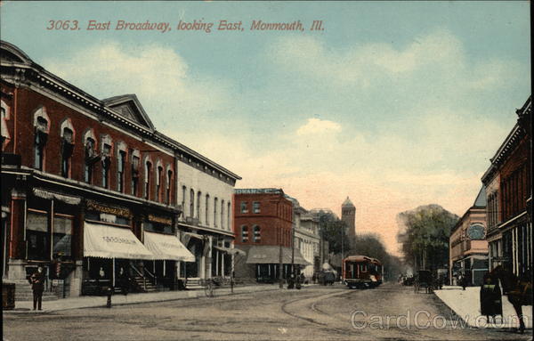 East Broadway, looking East Monmouth Illinois